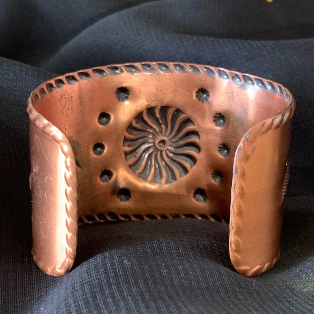 Copper Cuff Bracelet - Picture 2 of 7